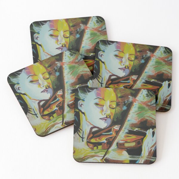Item preview, "The Girl of the Violin" Painting designed and sold by Parallax Grafica.