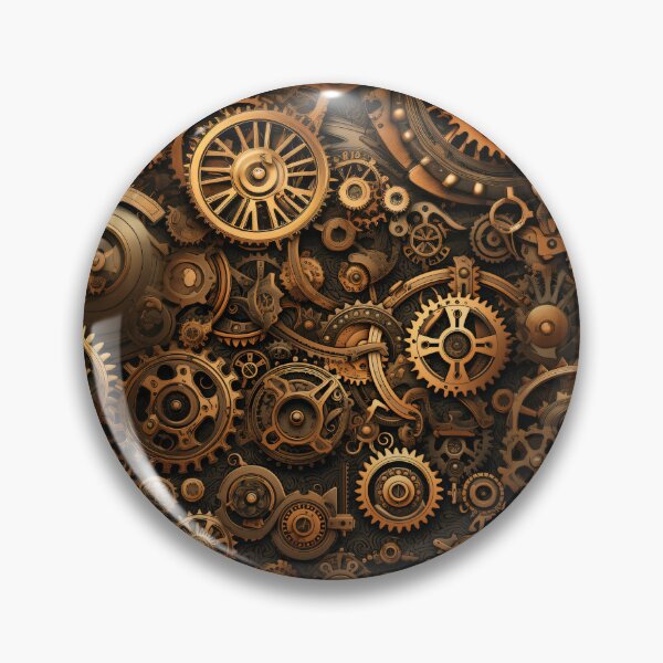 Aperçu de l'œuvre Golden Gears pour le yoga et le Pilates créée et vendue par BioModApparel.
