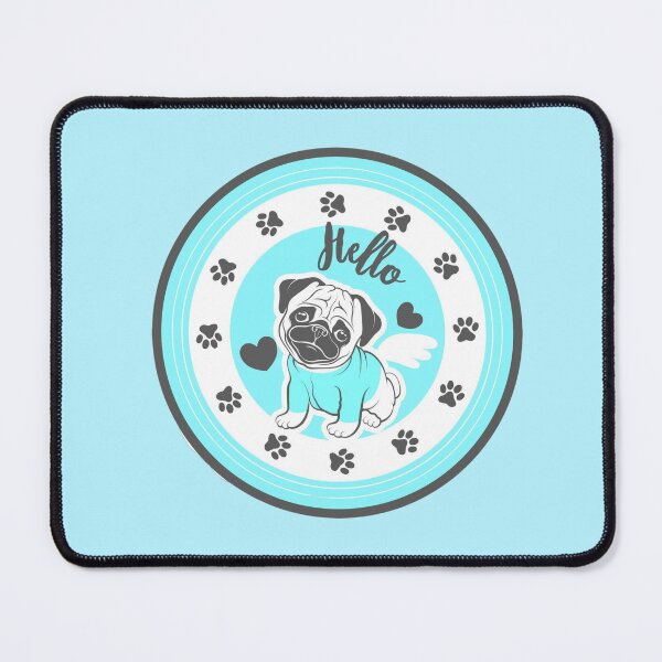 Item preview, Cute Angel Pug designed and sold by khachiche.