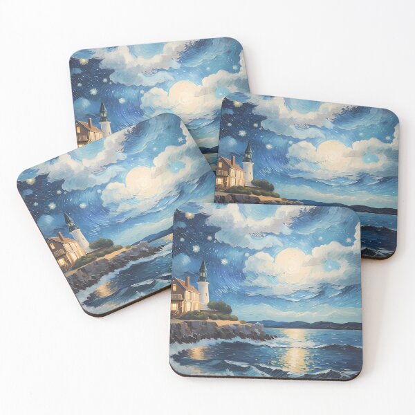 Item preview, starry night at sea designed and sold by Omarupattern51.