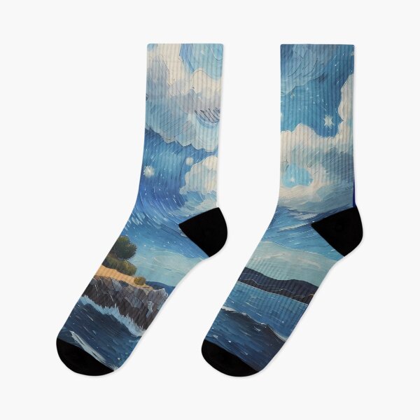 Item preview, starry night at sea designed and sold by Omarupattern51.