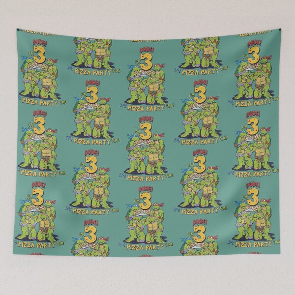 Item preview, Teenage Mutant Ninja Turtles I_m 3 Dude Pizza Birthday Party designed and sold by SohaWoo.
