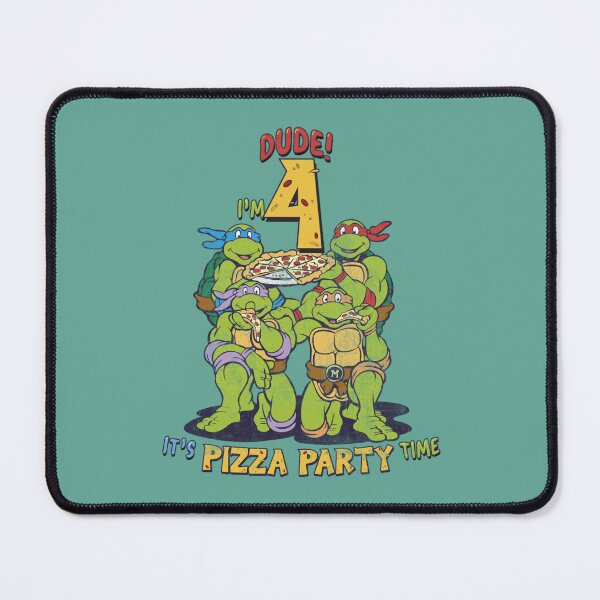 Aperçu de l'œuvre Teenage Mutant Ninja Turtles I_m 4 Dude Pizza Fête d'anniversaire créée et vendue par SohaWoo.