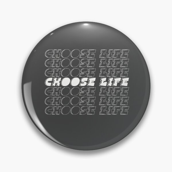 Item preview, Wham Choose Life, 80s music retro, singer, george michael/black and white, grey background designed and sold by SoloAutenica.