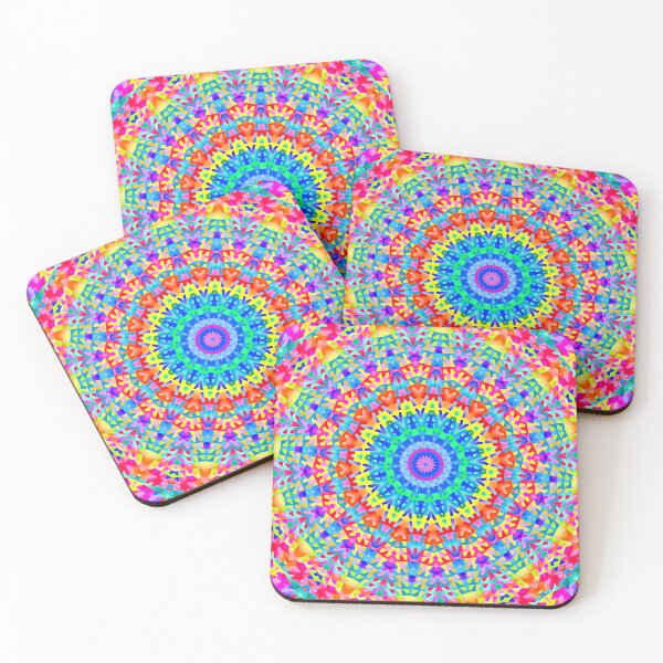 Item preview, Rainbow Mandala designed and sold by Shapes-Mania.