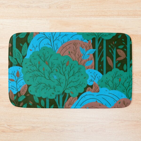 Item preview, Green Rainbow Forest Trees Pattern designed and sold by druidwolfart.