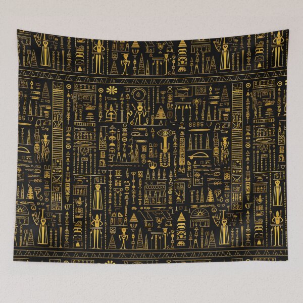 Item preview, Mystic Echoes: Ancient Egypt Hieroglyphics Unveiled designed and sold by AlienSkinEyes.
