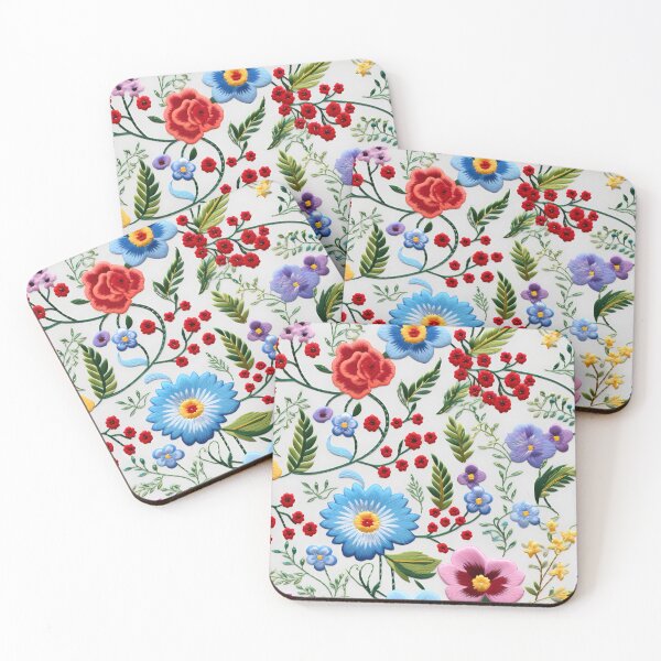 Item preview, Embroidered Floral Pattern designed and sold by christiangates.