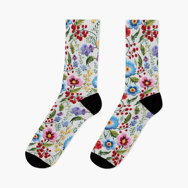 Item preview, Embroidered Floral Pattern designed and sold by christiangates.