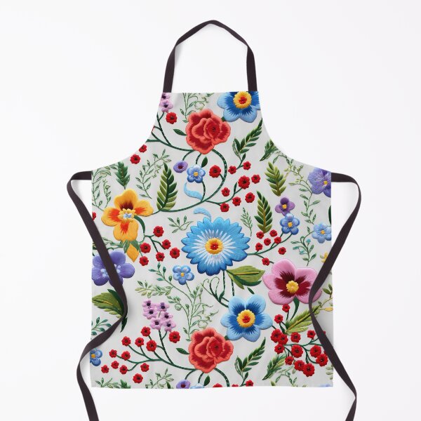 Item preview, Embroidered Floral Pattern designed and sold by christiangates.
