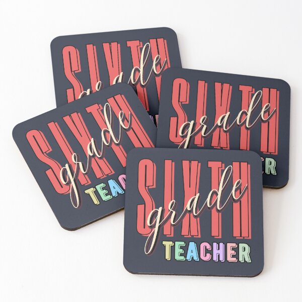 Item preview, Sixth Grade Teacher Team Pastel Colors 6th Grade Back to School - Funny designed and sold by LittleZea.