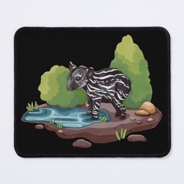 Item preview, Baby Tapir sitting in the bushes designed and sold by HighFives555.