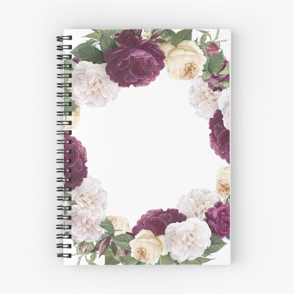 Item preview, Elegant floral wreath burgundy designed and sold by ArtCornerStudio.
