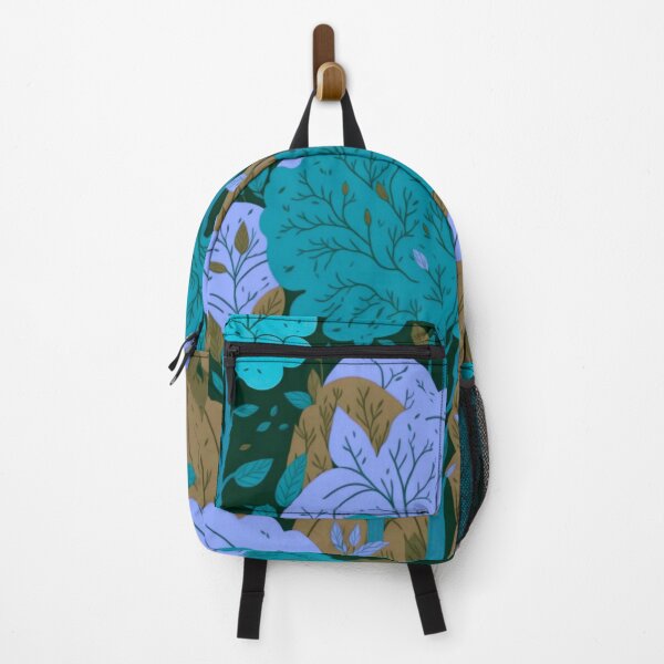 Item preview, Blue Rainbow Forest Trees Pattern designed and sold by druidwolfart.