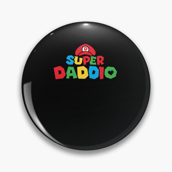 Item preview, Red Super Daddio Funny Dad Fathers Day Idea Video Gaming Lover Gift Birthday Holiday   designed and sold by Rexangworth.