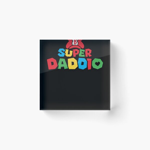 Item preview, Red Super Daddio Funny Dad Fathers Day Idea Video Gaming Lover Gift Birthday Holiday   designed and sold by Rexangworth.