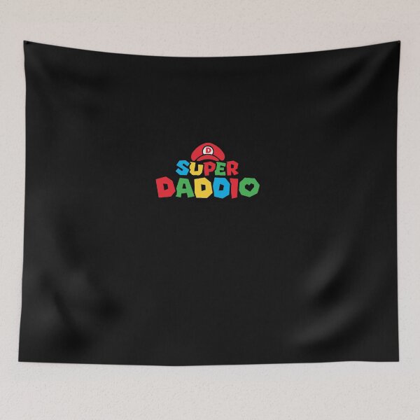Item preview, Red Super Daddio Funny Dad Fathers Day Idea Video Gaming Lover Gift Birthday Holiday   designed and sold by Rexangworth.