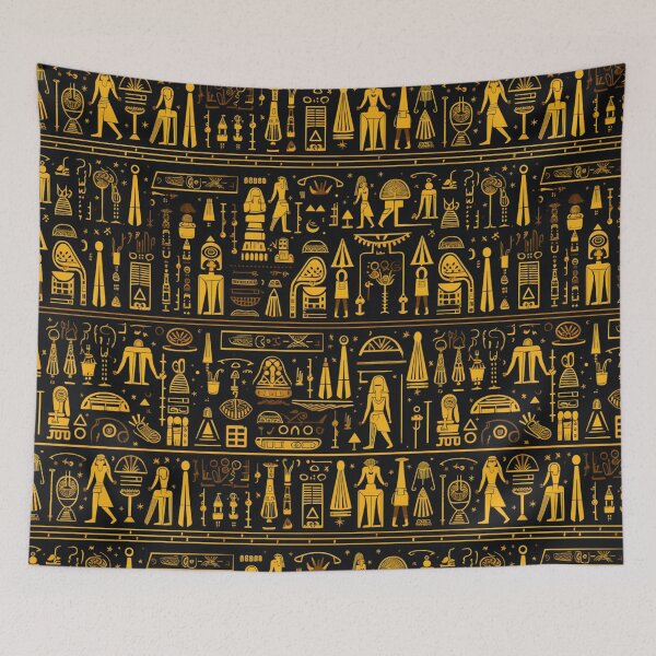Item preview, Mystic Echoes: Ancient Egypt Hieroglyphics Unveiled designed and sold by AlienSkinEyes.