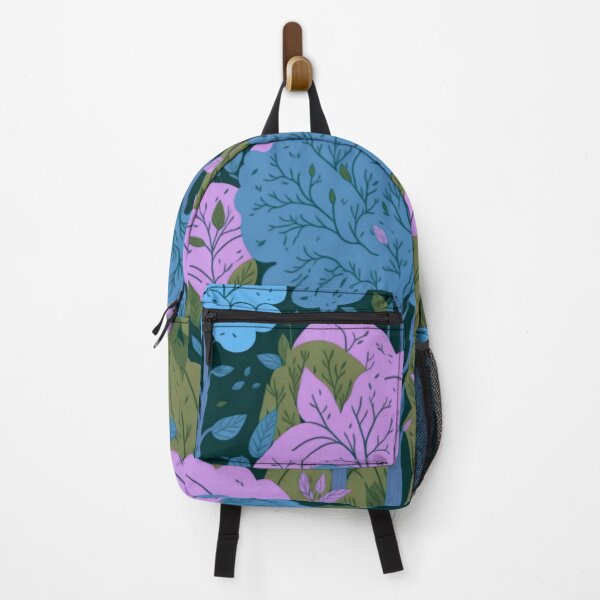 Item preview, Blue Pink Forest Trees Pattern designed and sold by druidwolfart.