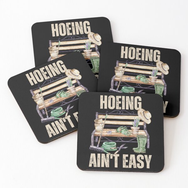 Item preview, Hoeing ain't easy designed and sold by Comfy Creations.
