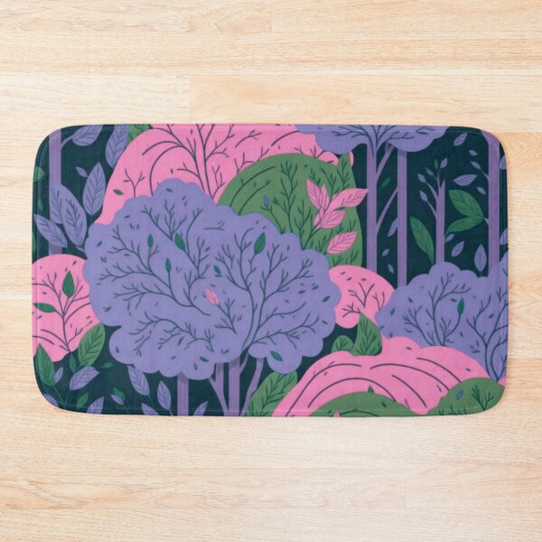 Item preview, Pink, Purple Forest Trees Pattern designed and sold by druidwolfart.