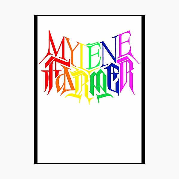 Item preview, MYLENE FARMER nevermore llgbt designed and sold by DeanJungleFash.