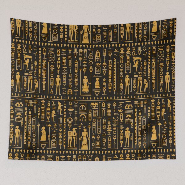 Item preview, Mystic Echoes: Ancient Egypt Hieroglyphics Unveiled designed and sold by AlienSkinEyes.