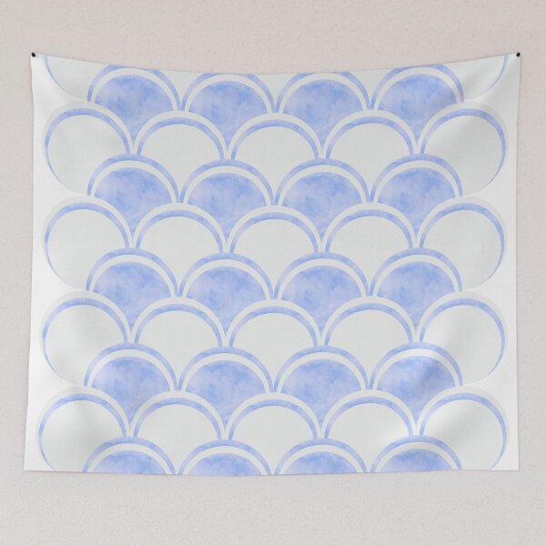 Item preview, Pastel Blue Circle Pattern designed and sold by Eliza-Grace.