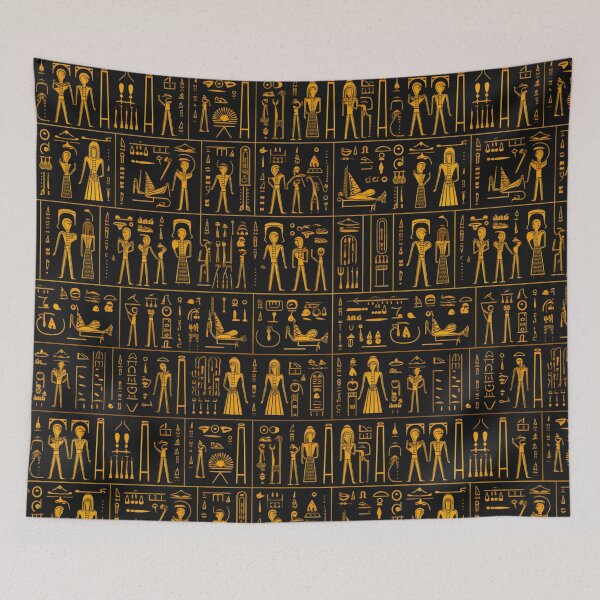 Item preview, Mystic Echoes: Ancient Egypt Hieroglyphics Unveiled designed and sold by AlienSkinEyes.