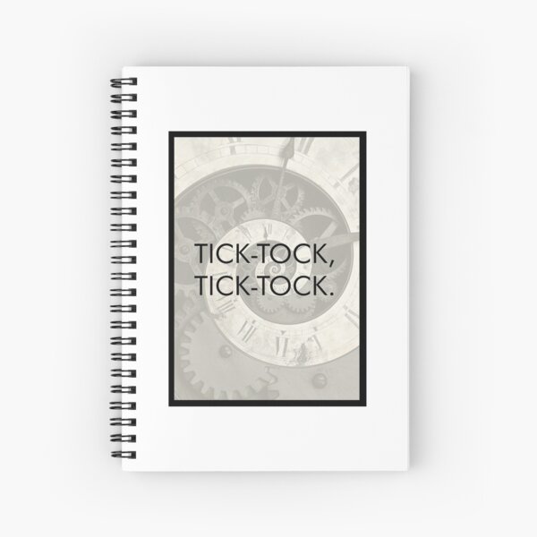 Tick Tock Spiral Notebook