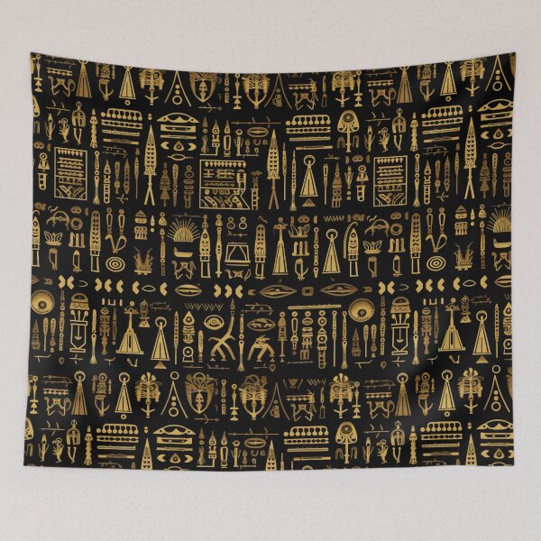 Item preview, Mystic Echoes: Ancient Egypt Hieroglyphics Unveiled designed and sold by AlienSkinEyes.