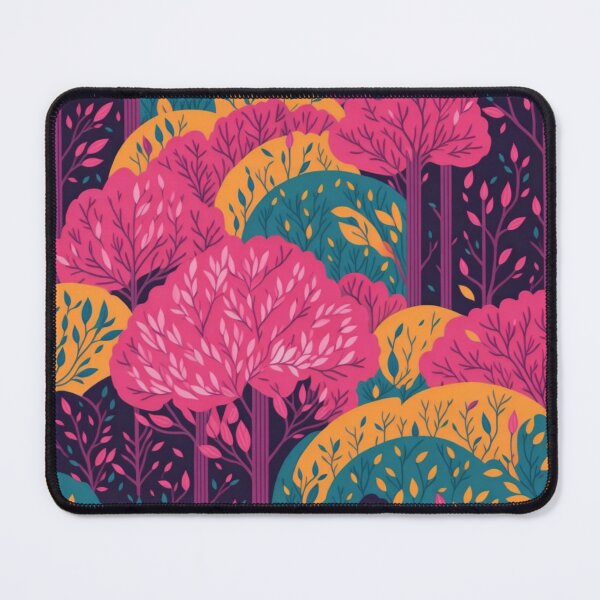 Item preview, Pink Rainbow Forest Pattern designed and sold by druidwolfart.
