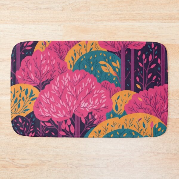 Item preview, Pink Rainbow Forest Pattern designed and sold by druidwolfart.