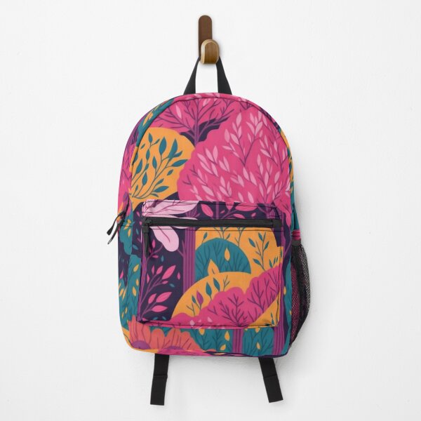 Item preview, Pink Rainbow Forest Pattern designed and sold by druidwolfart.