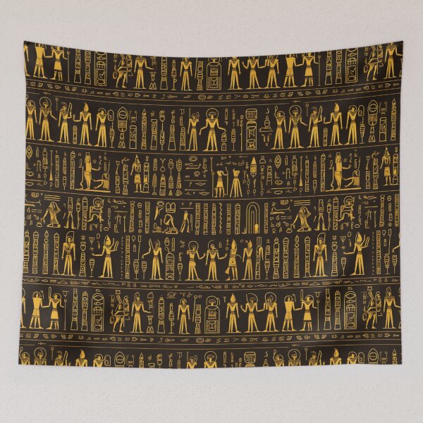 Item preview, Mystic Echoes: Ancient Egypt Hieroglyphics Unveiled designed and sold by AlienSkinEyes.
