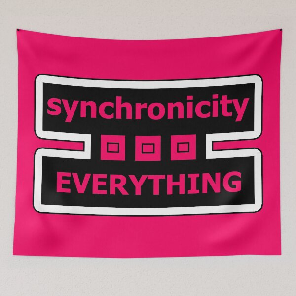 Item preview, Everything is Connected Synchronicity Jungian Philosophy - Pink 1 of 4 designed and sold by Beachy.
