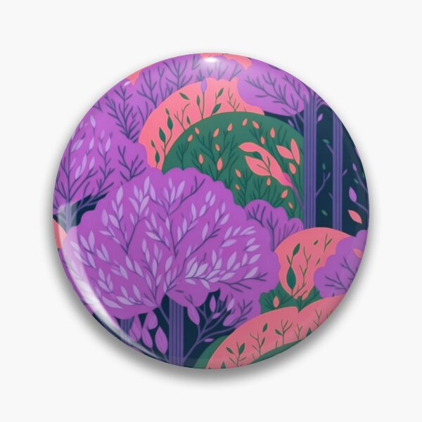 Item preview, Pink Rainbow Forest Pattern designed and sold by druidwolfart.