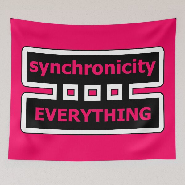 Item preview, Everything is Connected Synchronicity Jungian Philosophy - Pink 2 of 4 designed and sold by Beachy.