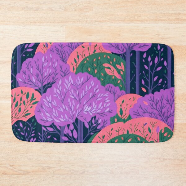 Item preview, Pink Rainbow Forest Pattern designed and sold by druidwolfart.