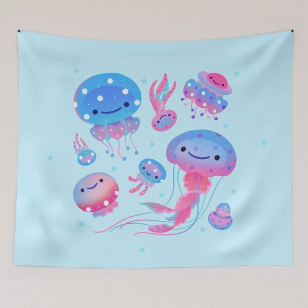 Item preview, Polka dot jellyfish designed and sold by pikaole.