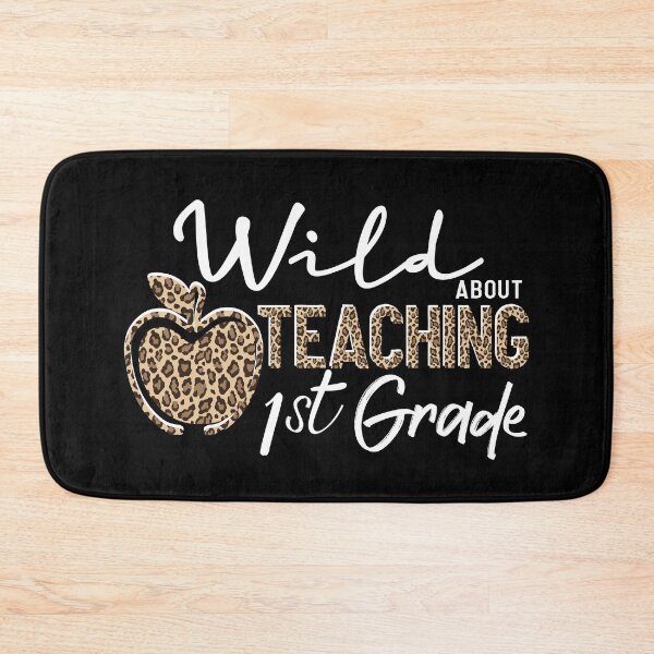 Item preview, Wild About Teaching School Crew 1st First Grade Teacher Squad Animal Leopard Teacher appreciation gifts designed and sold by ARTsPlural.