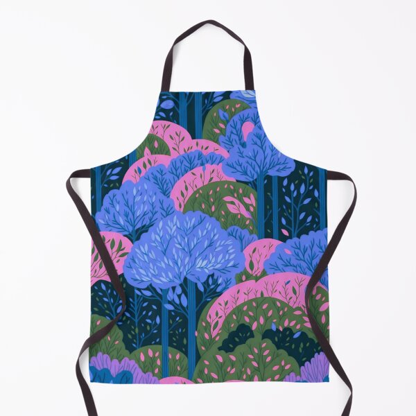 Item preview, Pink, Blue Rainbow Forest Pattern designed and sold by druidwolfart.