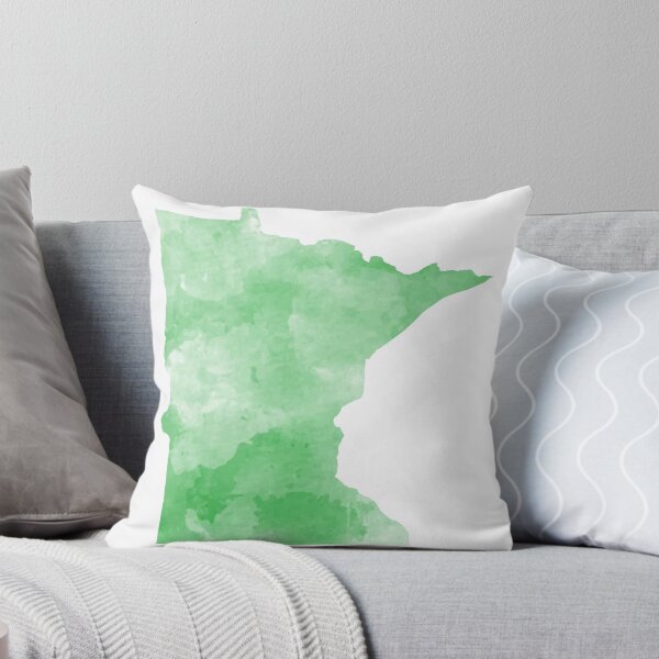Item preview, Green Watercolor Minnesota designed and sold by kevgib.