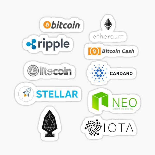 Top 10 Cryptocurrencies Sticker Pack! Sticker