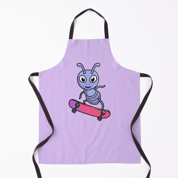 Item preview, Cute ant playing skateboard cartoon illustration designed and sold by cubbone.
