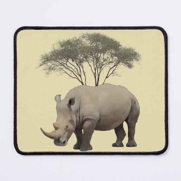Item preview, White Rhino with Acacia - Rhino - Rhino in Africa designed and sold by TShirtsundMehr.