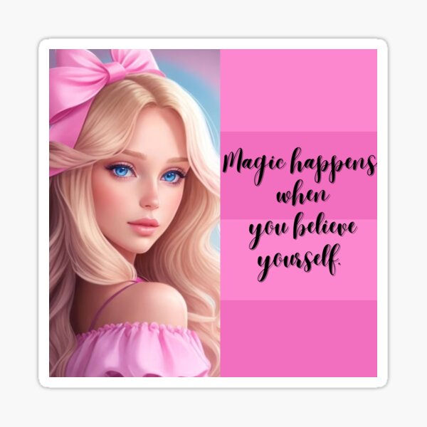 Item preview, MAGIC HAPPENS WHEN YOU BELIEVE YOURSELF  designed and sold by Euphorischeck.