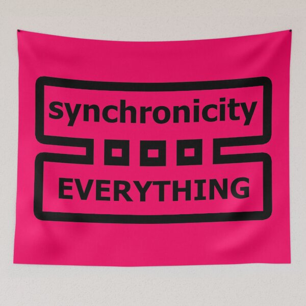 Item preview, Everything is Connected Synchronicity Jungian Philosophy - Pink 4 of 4 designed and sold by Beachy.