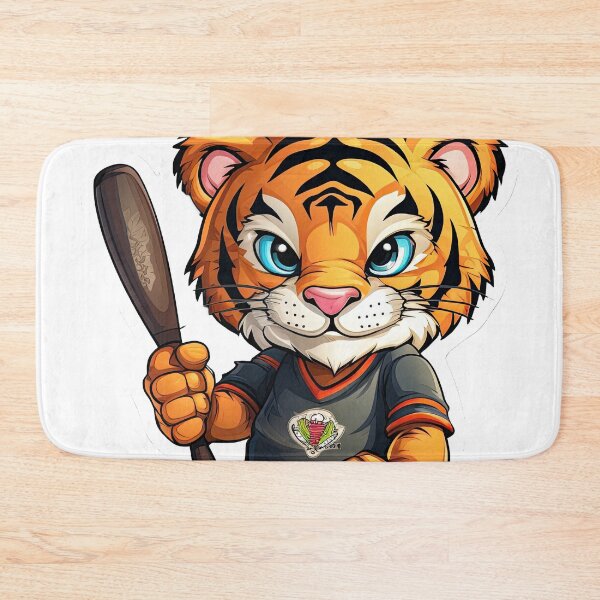 Item preview, Baby tiger with a bat designed and sold by abmkf.