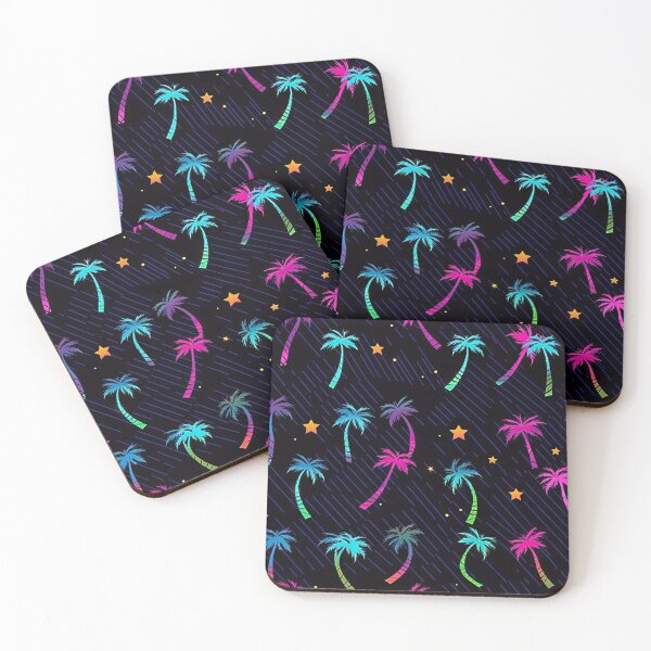 Item preview, 80s and 90s Retro Pixel Palm Tree Pattern designed and sold by AeonAcademy.